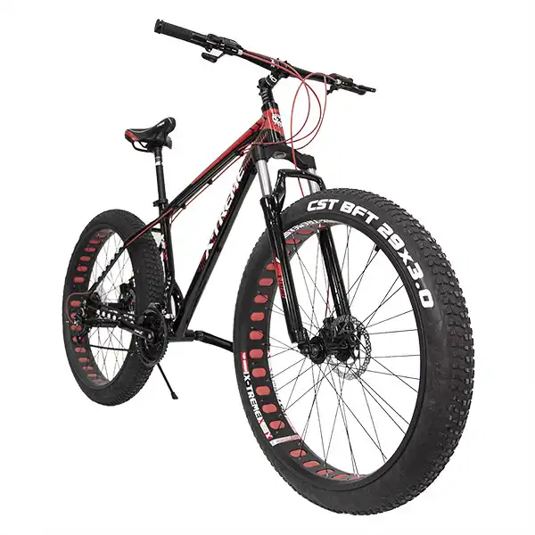 Fatbike X-TREME 29 tuuman renkailla metsäpolulla