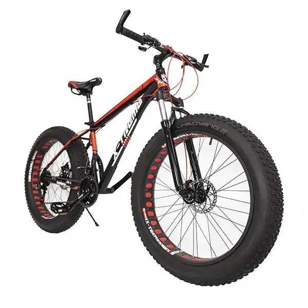 Fatbike X-TREME IRON 26 tuuman fatbike mustalla rungolla