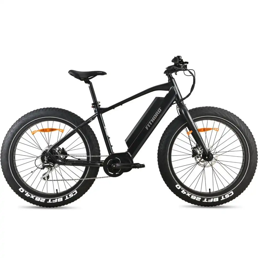 FitNord Rumble 500 sähköfatbike mustalla rungolla