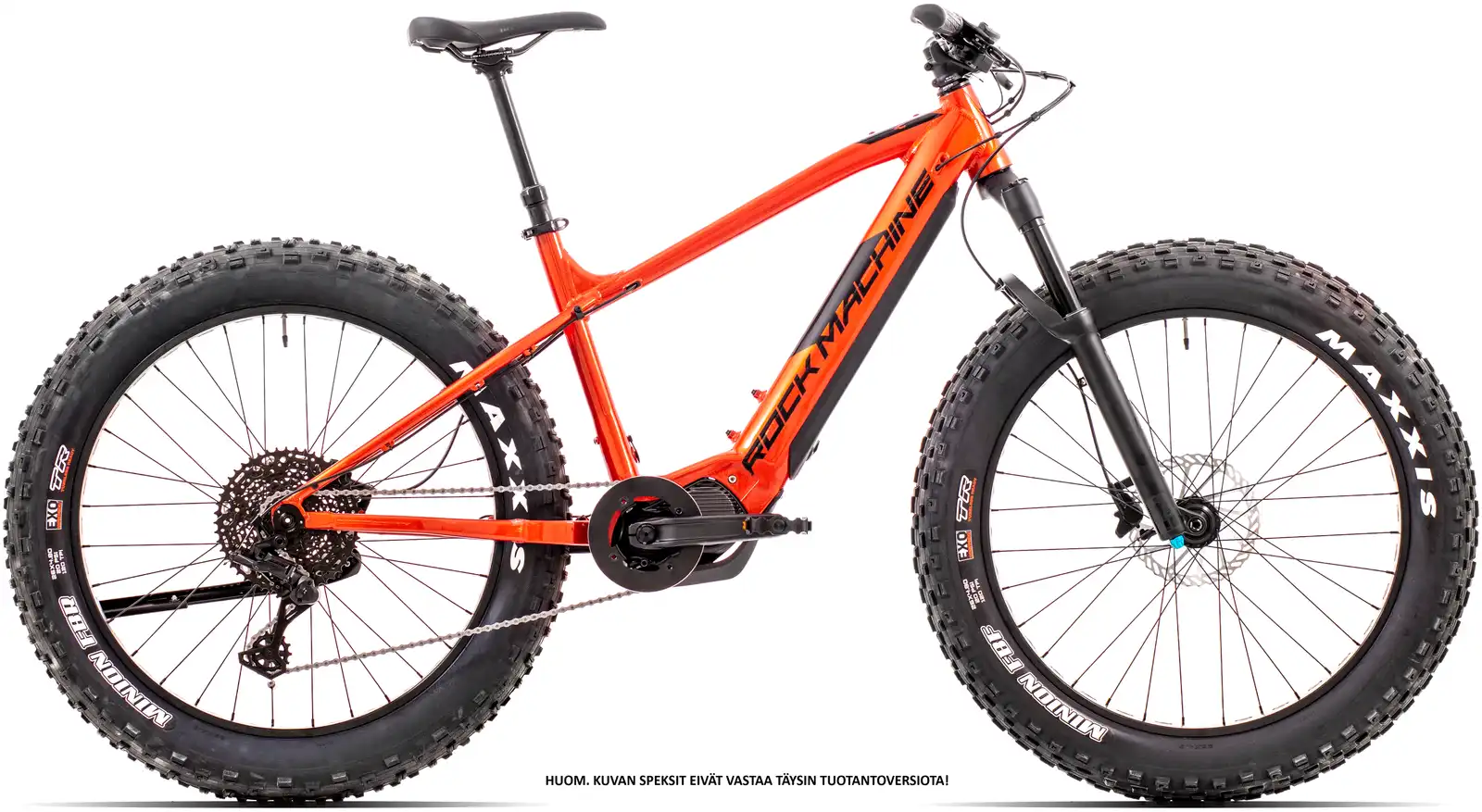 Rock Machine Vyöry E90 sähköfatbike Manitou-jousituksella